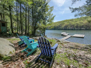 Nearby Private Lakefront with Hot Tub Fire Pit and Dock